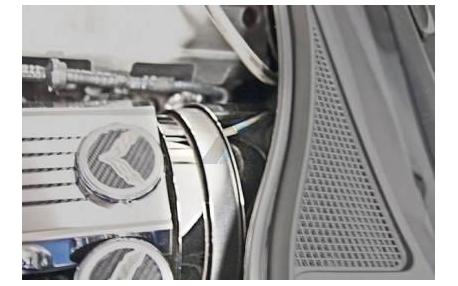 14-16 Stainless 3Pc Brake Booster Covers(Brushed)