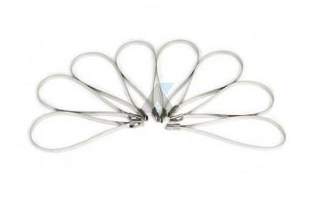 Header Wrap 14 Stainless Locking Ties (8 Pack)