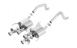 Borla ATAK med runda Rolled Angel Cut pipor med NPP Z06 15-