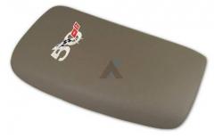 Konsollock med 50th anniversary logo - Dark Shale läder  -03