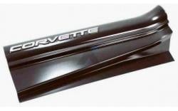 Tröskelskydd svart akryl Corvette text 97-04