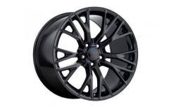 Blank svart C7 Z06 fälg 20x10 - offset +79 14-