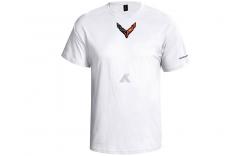 C8 Carbon Badge T-shirt, vit