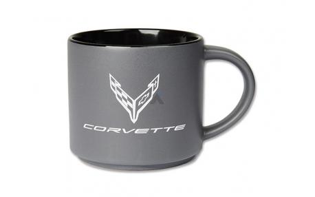 C8 Kaffekopp 18oz grafitgrå/svart