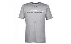 T-Shirt Corvette Car Gesture gray