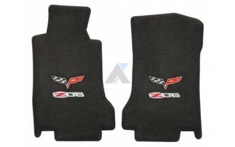 Lloyd mattor ebony med Z06 dubbellogo 2013 late