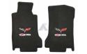 Lloyd mattor ebony med Z06 dubbellogo 05-07early