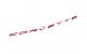 Corvette C8 text, torch red bak 20-