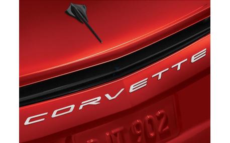 Corvette C8 text, vit bak 20-