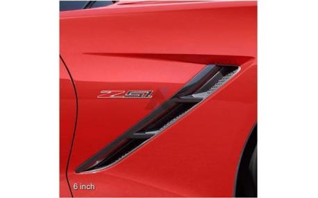 Z51 emblem i carbon fiber look - 6" 14-