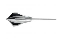 Satin krom Stingray emblem - rear deck 2020-