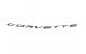 Corvette C8 text, svart bak 20-