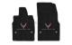 Lloyd mattor i ebony/svart med C8 emblem och text 20-