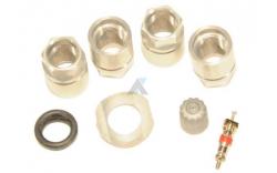 Tire Pressure Monitoring System (TPMS) Sensor Kit with Stem, Washers, Nut, and Cap