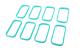 GM LS3 insugspackningar, set med 8