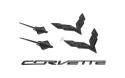 Carbon fiber look emblem set 14-19