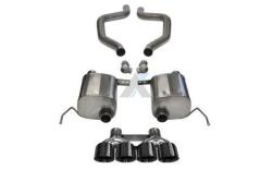 15-16 Z06 Corsa Xtreme Axle Back 4.5 Black Tips